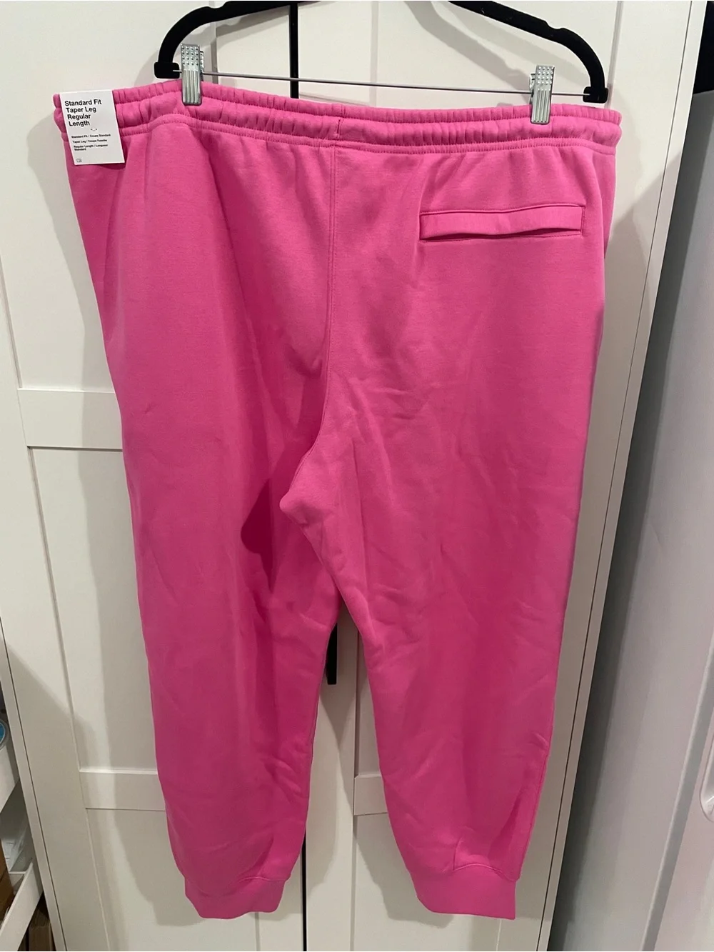 NWT Nike Mens 3XL Pink Fleece Joggers